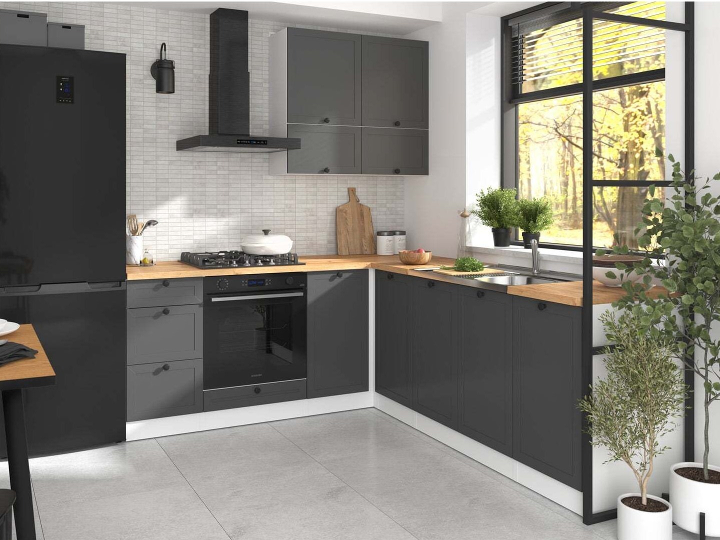 Zbirka kuhinja Classic Grey