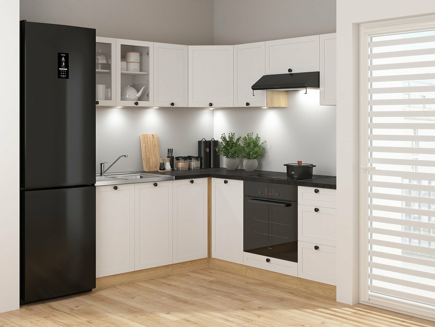 Zbirka kuhinja Classic White Oak