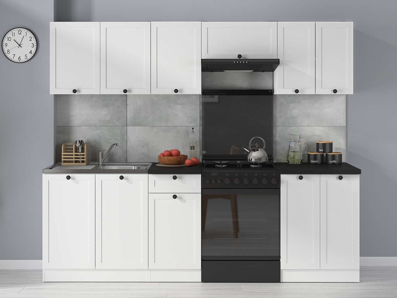 Zbirka kuhinja Classic White Oak