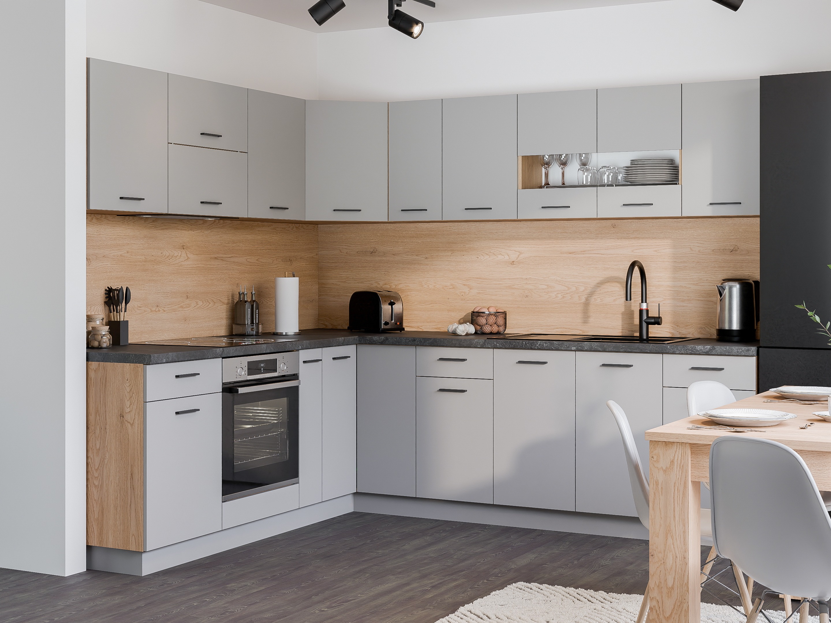 Zbirka kuhinja Ati Grey