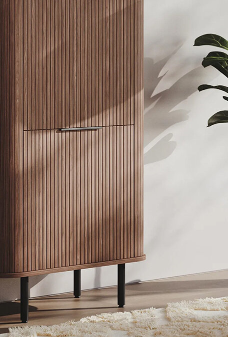 Kategorija Namještaj s utorima ili letvicama na frontama