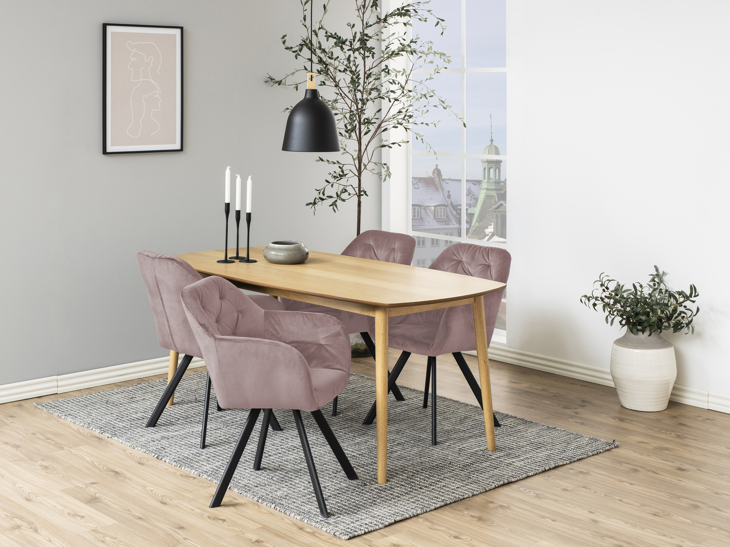 Stolica Norsica 270 (Ružičasta)