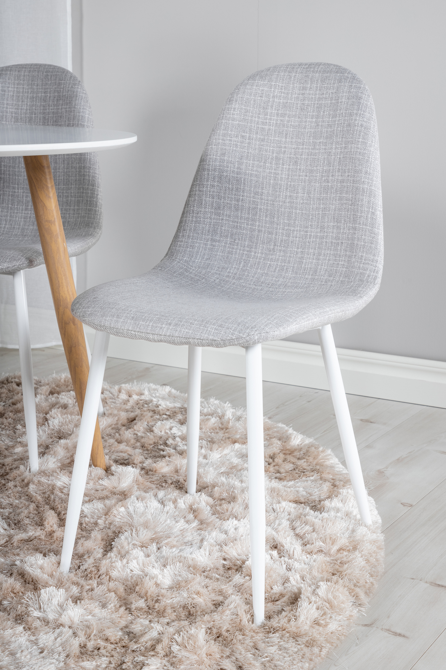 Blagovaonski set Dallas 291 (Svijetlo siva + Bijela)