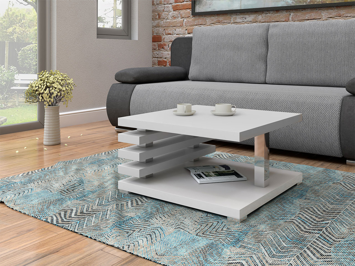 Stolić za kavu Goodyear 122 (Mat bijela)