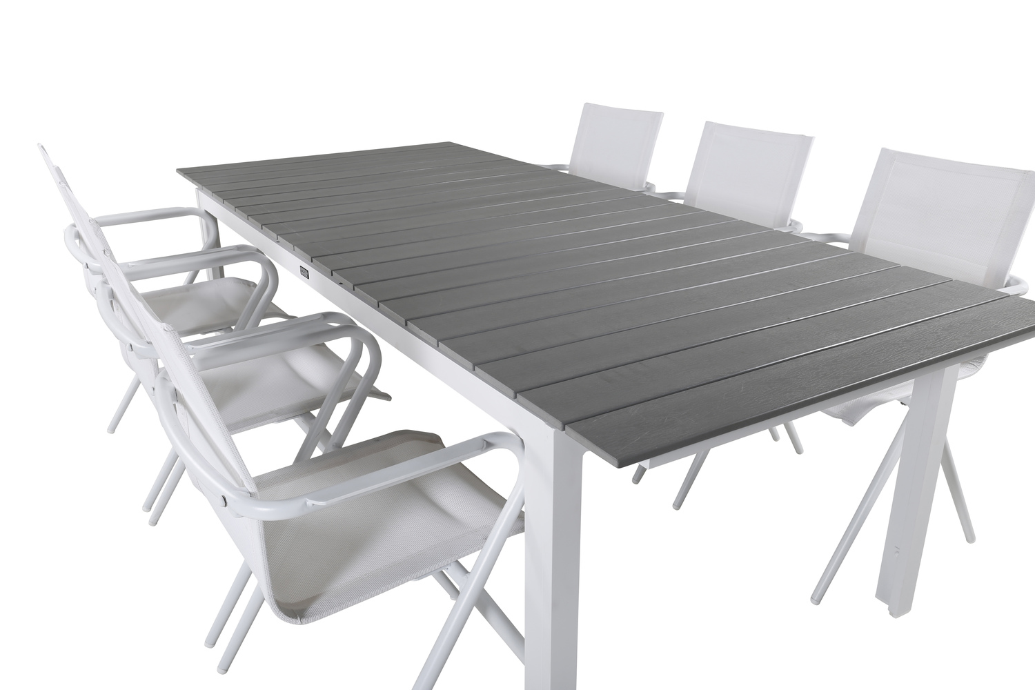 Vrtni stol Dallas 668 (Siva + Bijela)