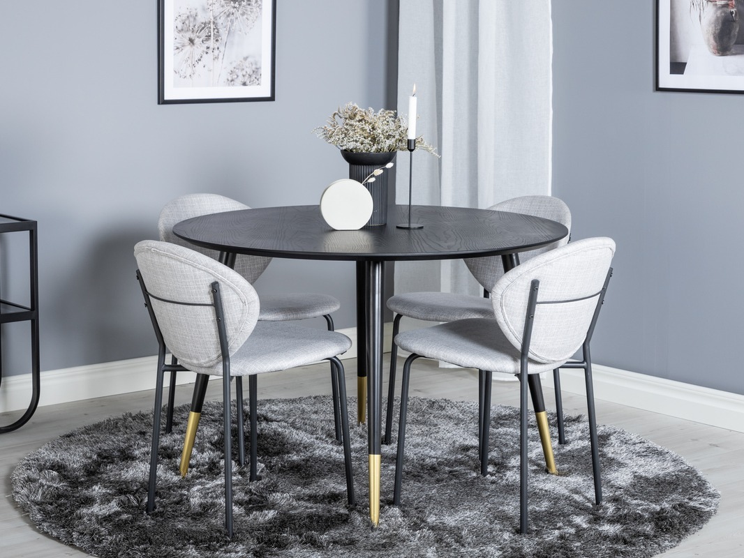 Blagovaonski set Dallas 1186 (Siva + Crna)