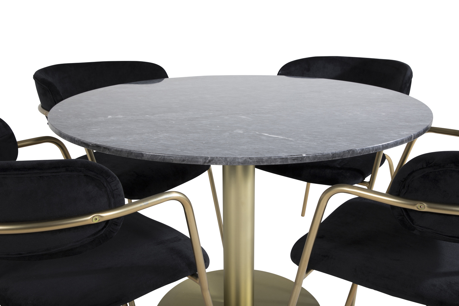 Blagovaonski set Dallas 1208 (Crna + Zlatna)