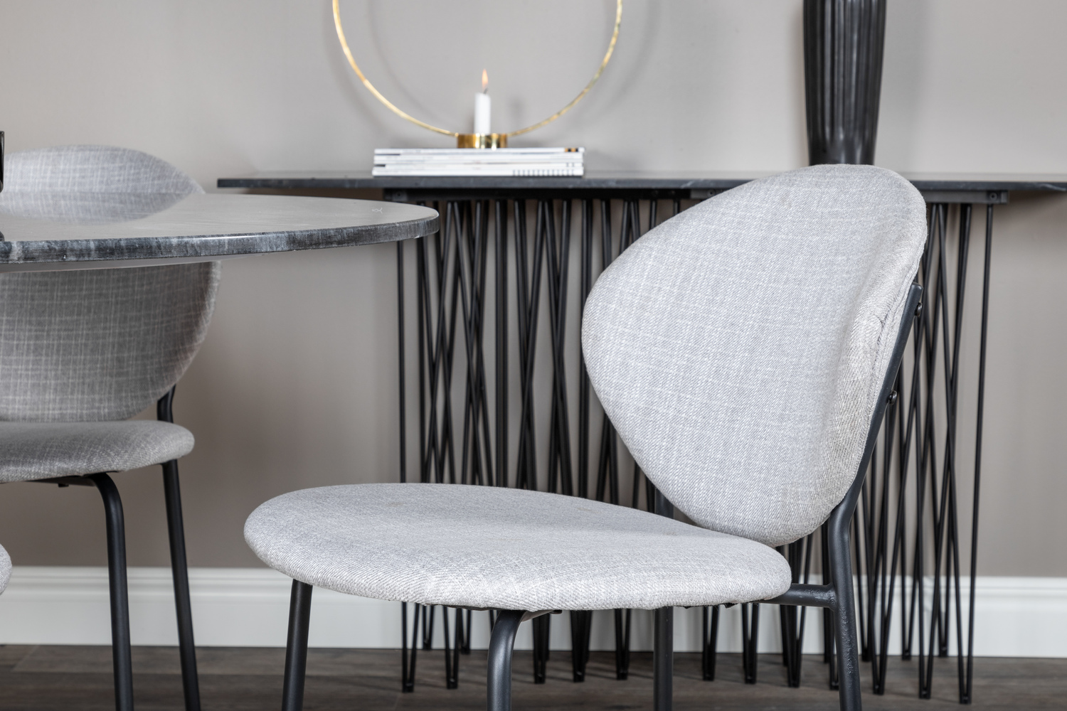 Blagovaonski set Dallas 1209 (Siva + Crna)