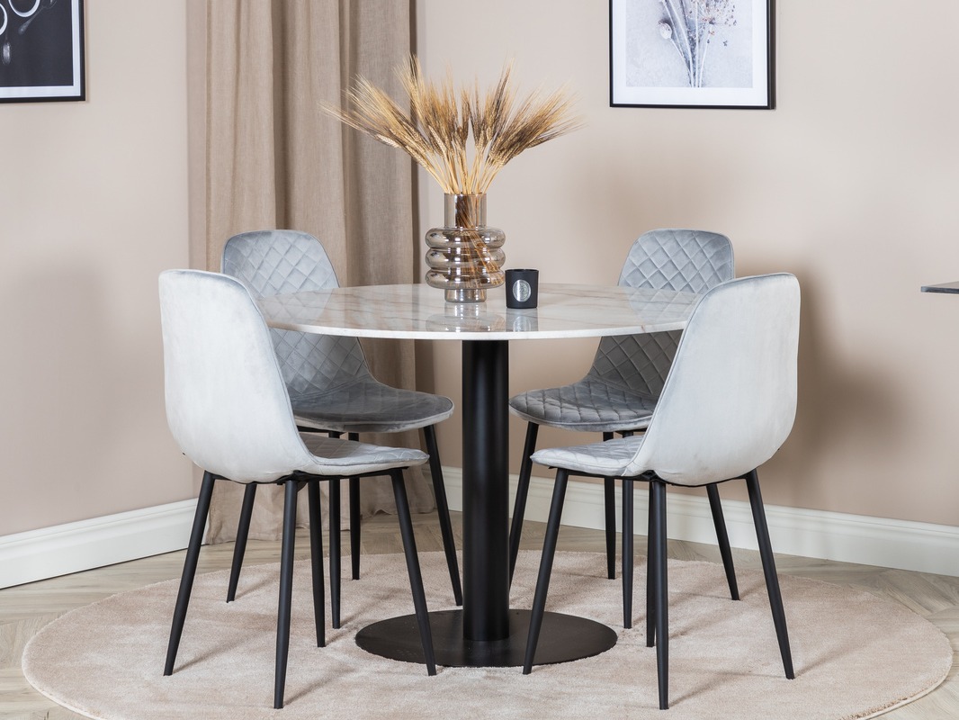 Blagovaonski set Dallas 1302 (Siva + Crna)