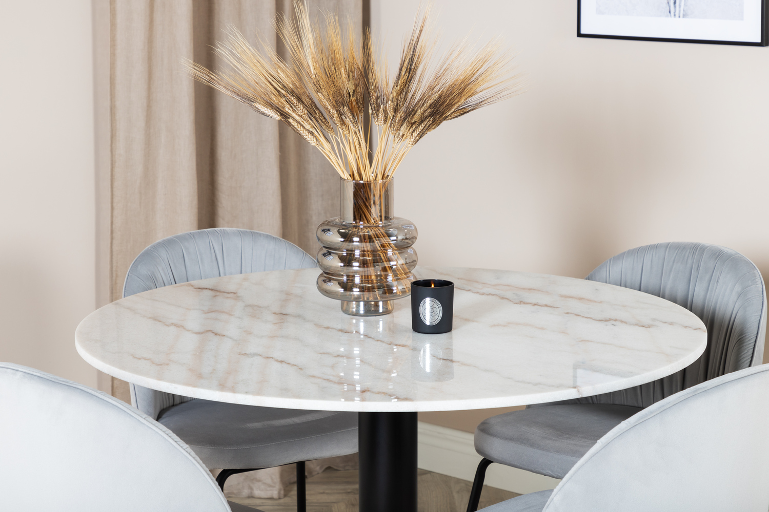 Blagovaonski set Dallas 1303 (Siva + Crna)