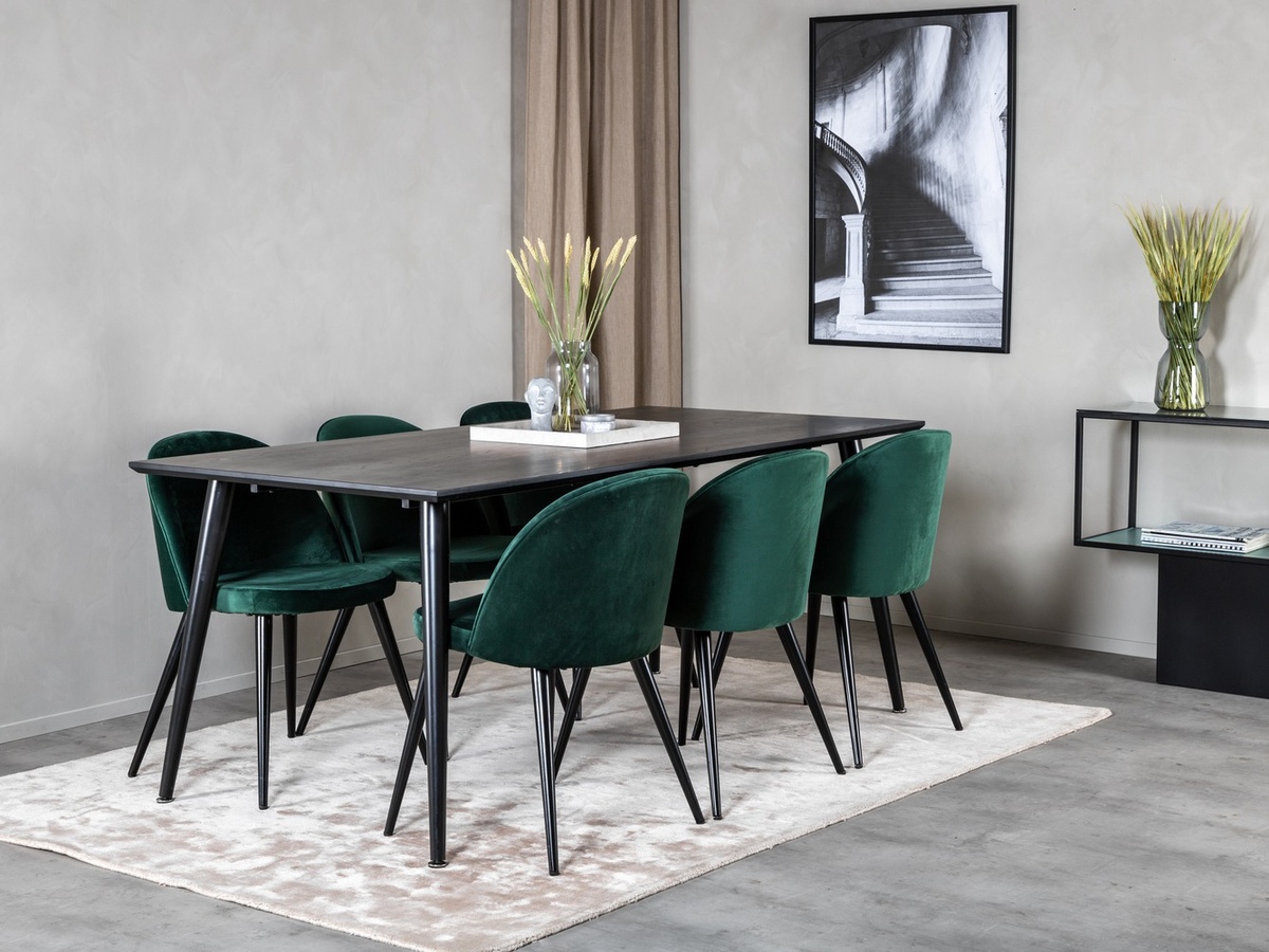 Blagovaonski set Dallas 1335 (Zelena + Crna)