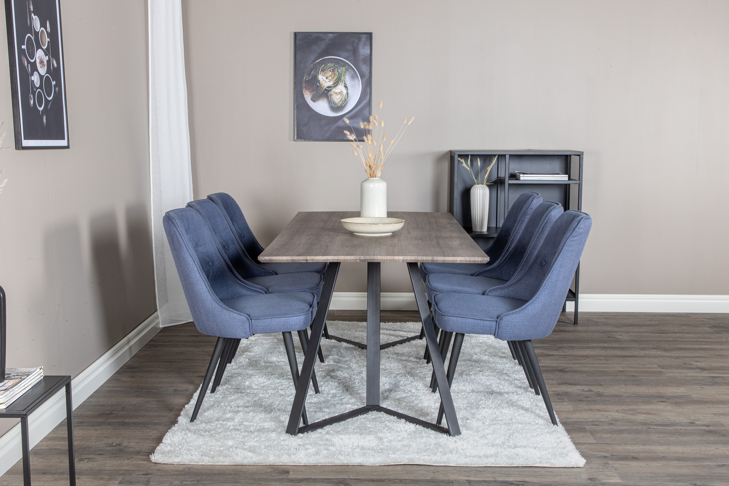 Blagovaonski set Dallas 1347 (Plava + Crna)