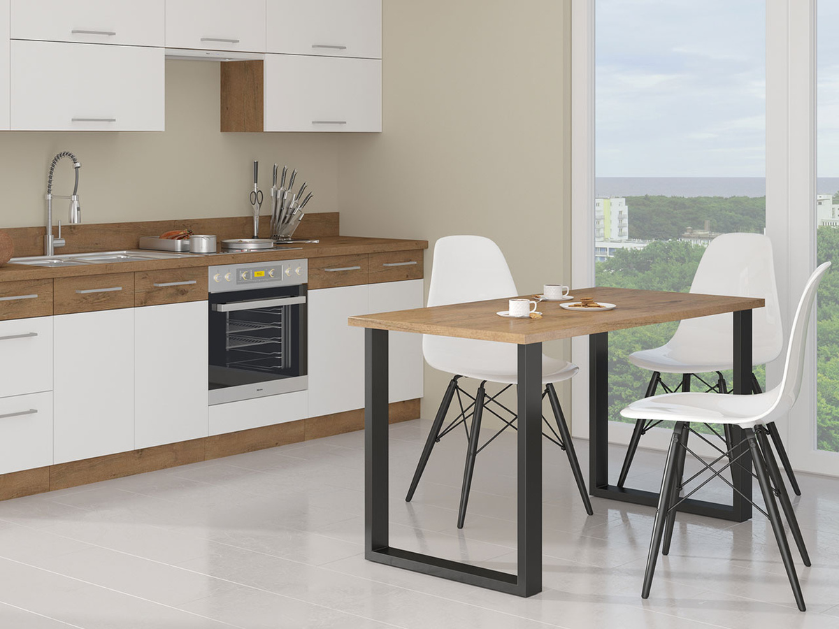 Stol Tucson 138 (Hrast lancelot + Crna)