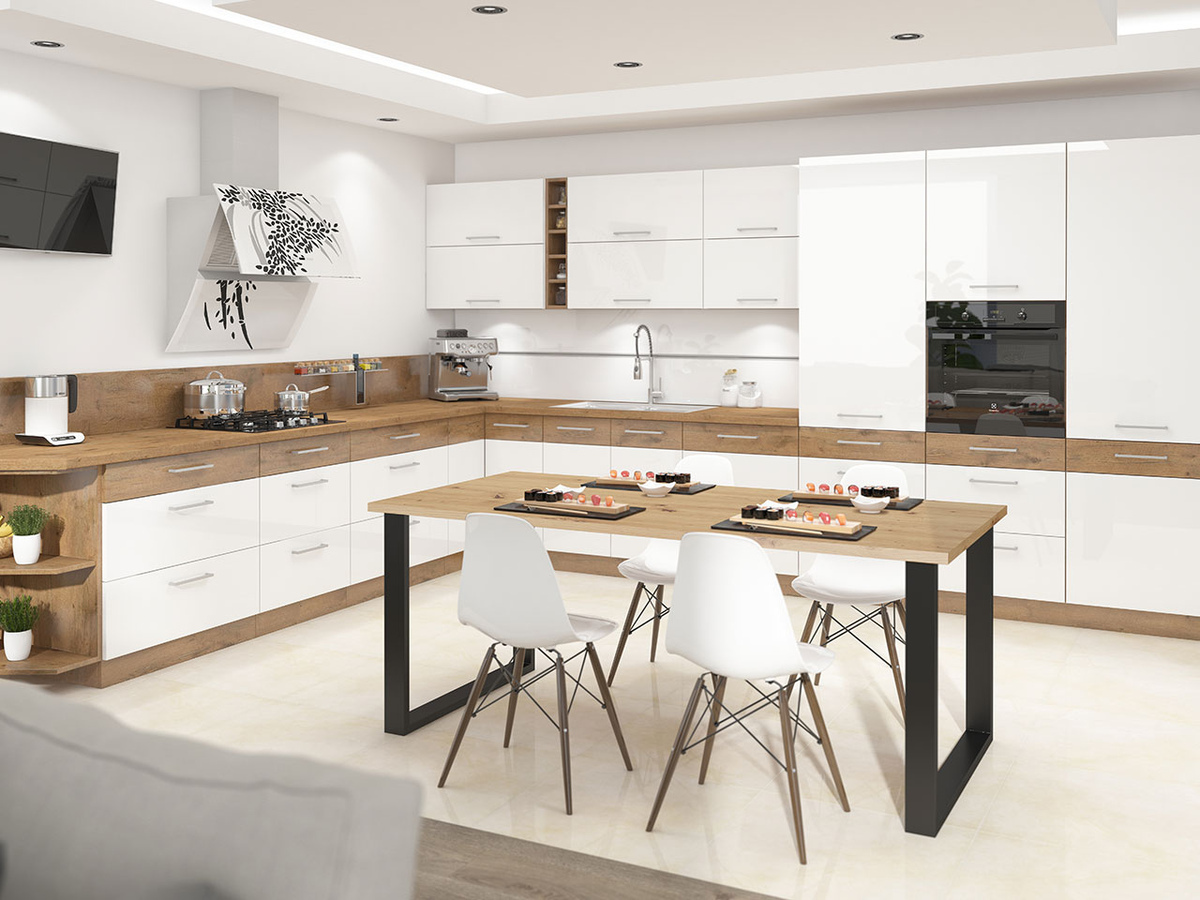 Stol Tucson 139 (Hrast Artisan + Crna)