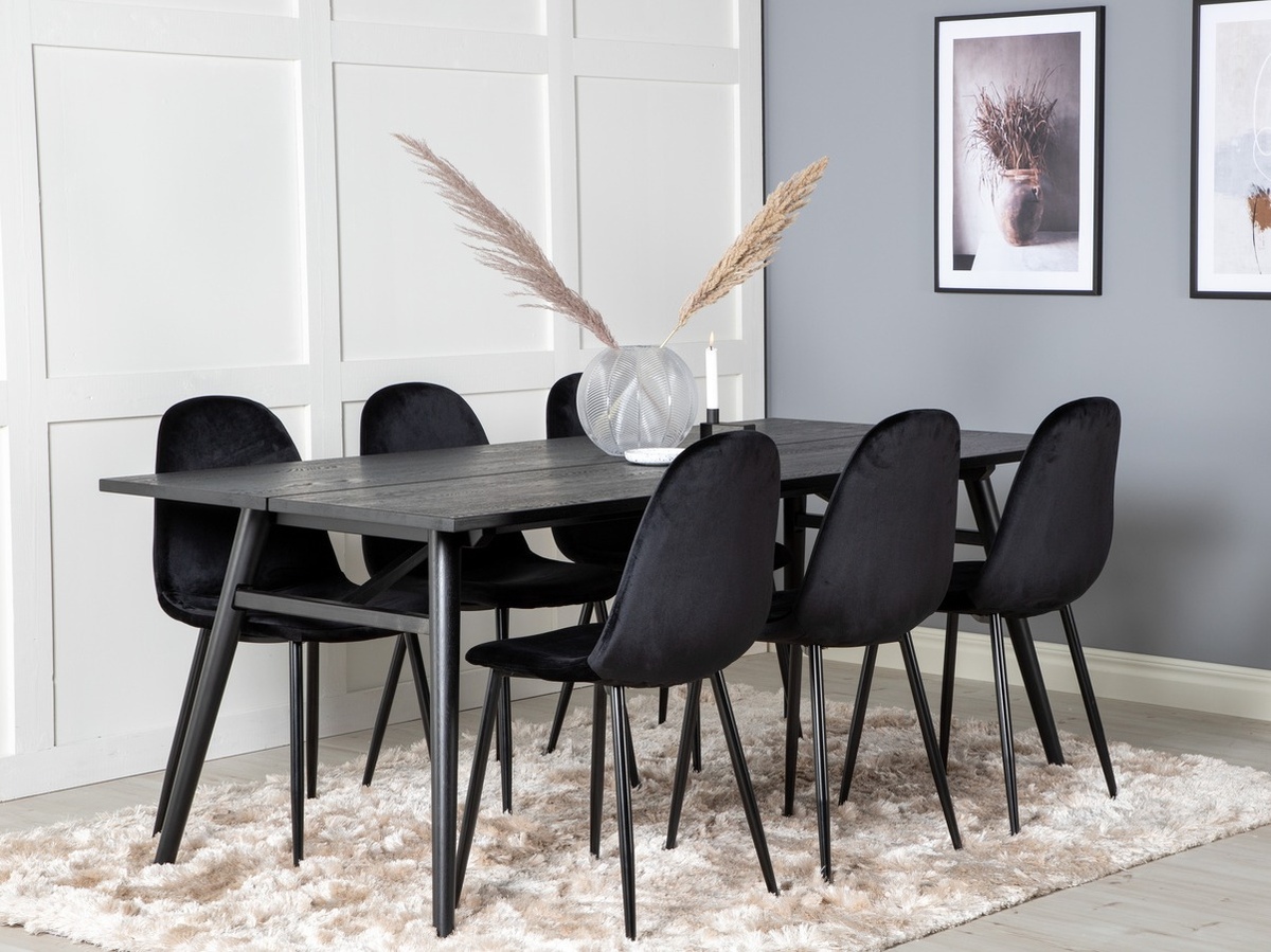 Blagovaonski set Dallas 1786 (Crna)