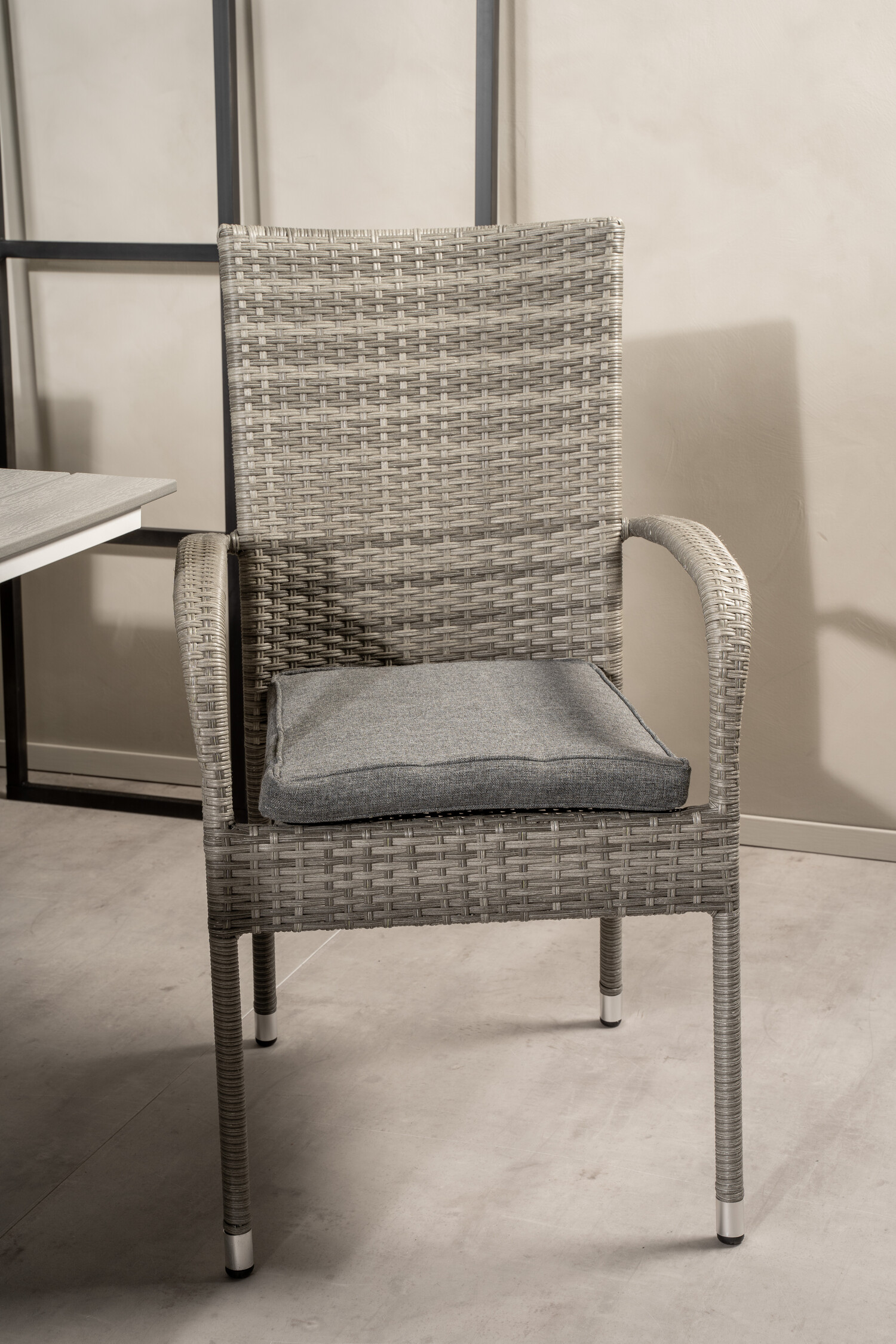 Set stola i stolica Dallas 2408 (Siva + Tamno siva)