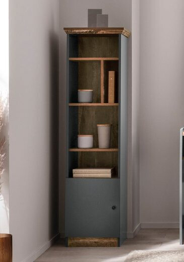 Polica Felmave 105 (Siva + Hrast)