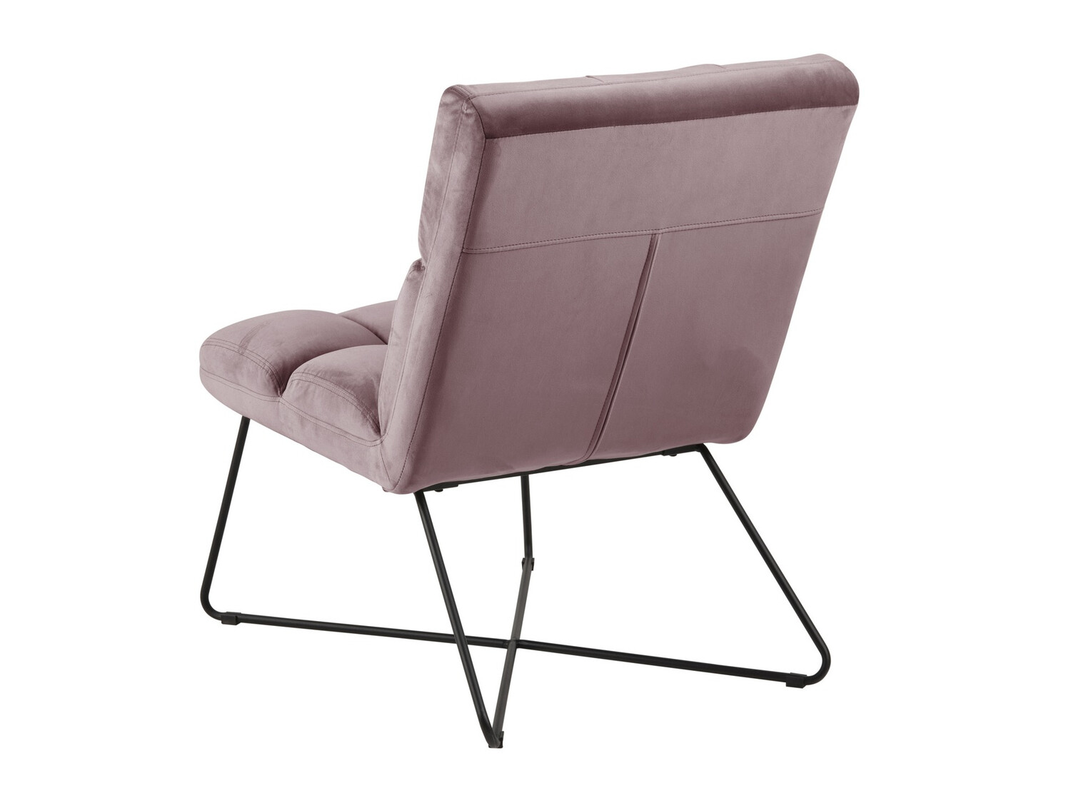 Fotelja Norsica 370 (Zagasito ružičasta + Crna)