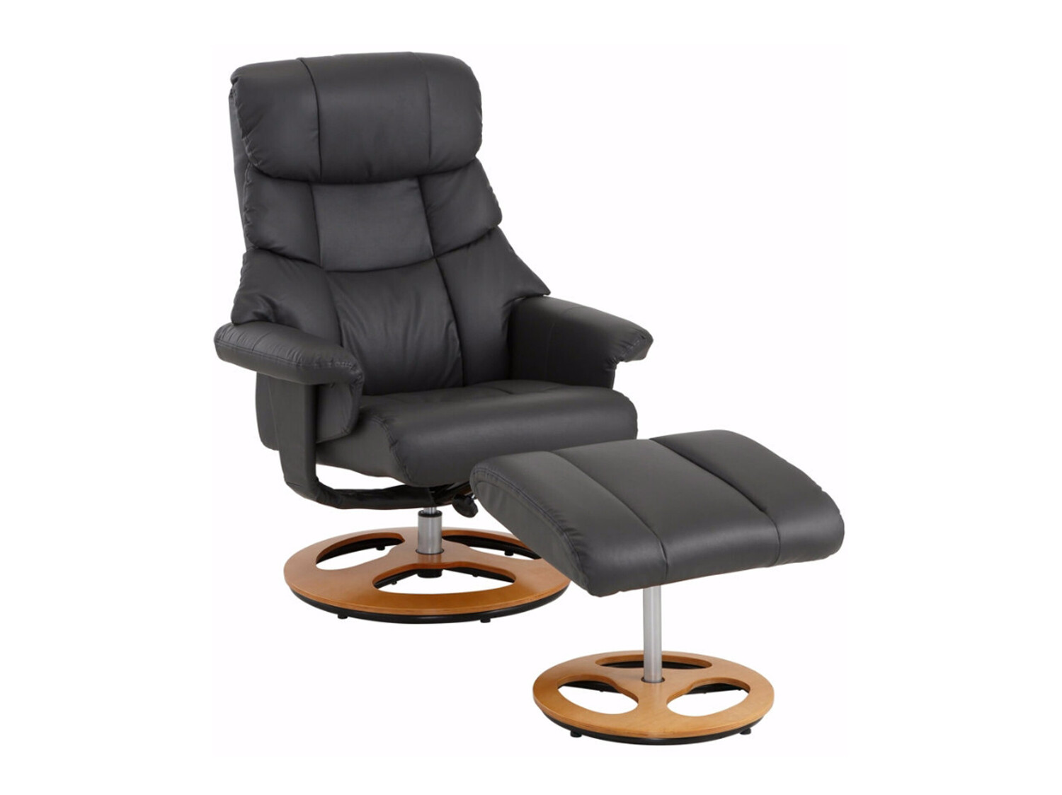 Fotelja Denton 300 (Antracit + Hrast)