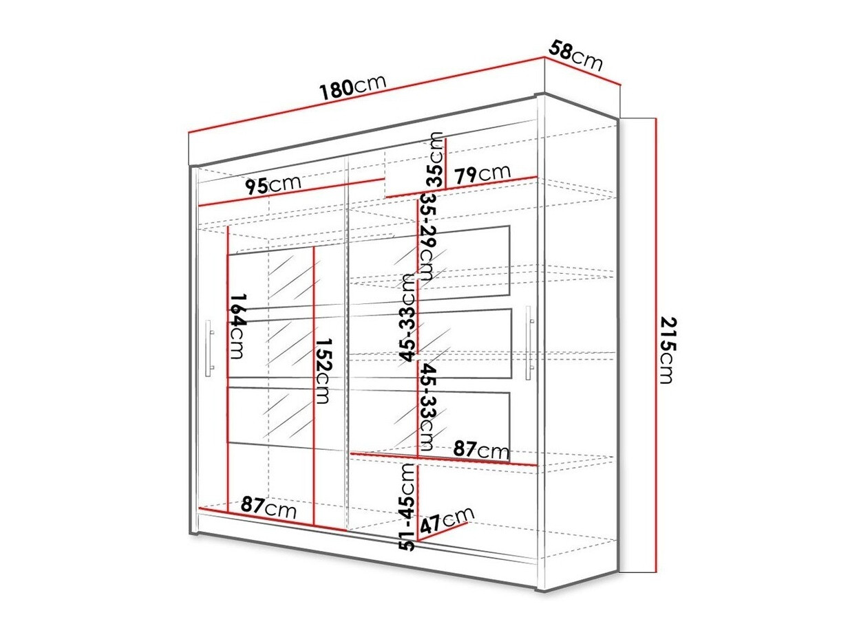 Ormar Closico Pallor III (Bijela)