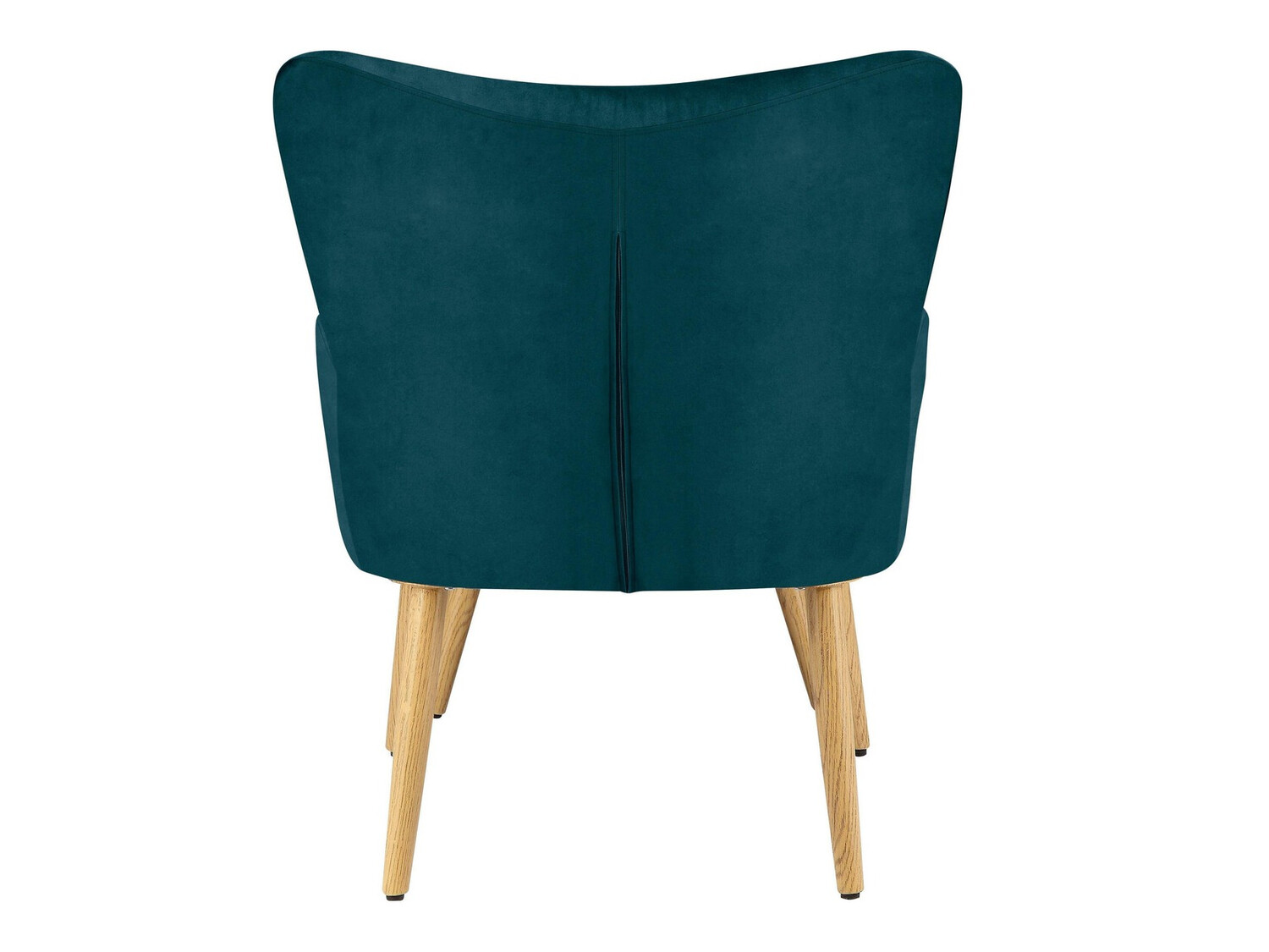 Fotelja Denton 304 (Tirkizna + Svijetlo drvo)