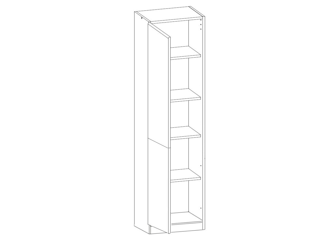 Modularni ormarić s vratima Eli Light 109
