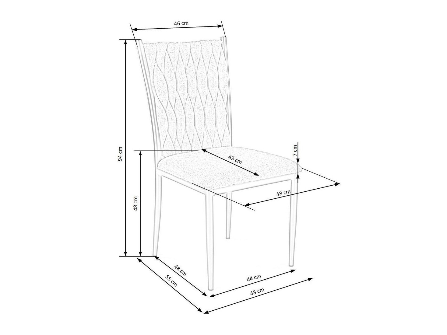 Stolica Houston 1139 (Zelena + Zlatna)