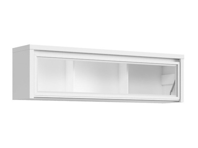 Zidna polica Nolroma 136 (Bijela + Mat bijela)