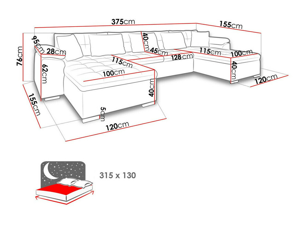 Kutna garnitura Comfivo 111 (Soft 066 + Lawa 02)