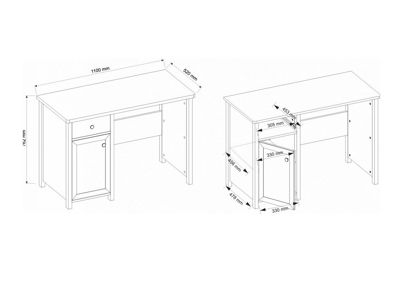 Toaletni stolić Romelbo 123