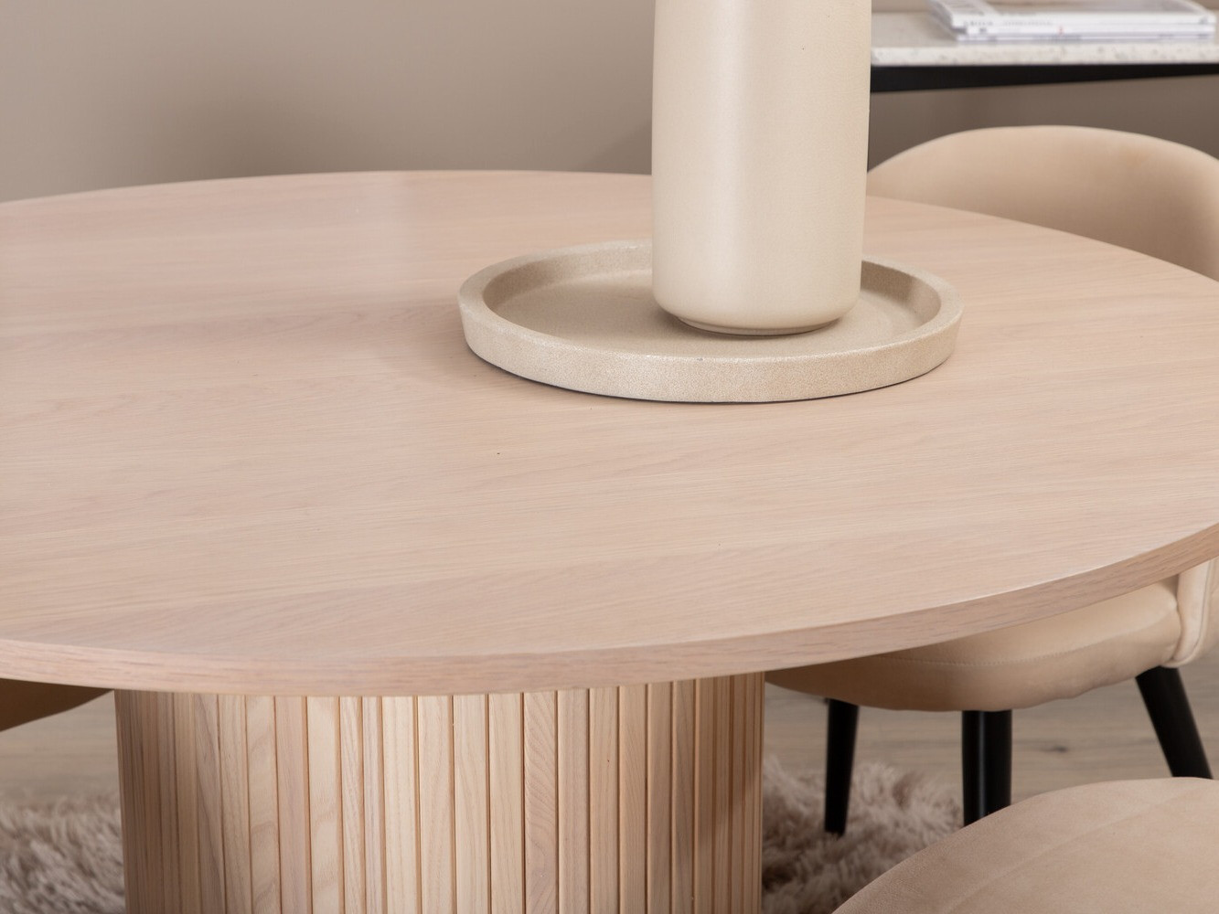 Blagovaonski set Dallas 3072 (Krem + Crna)