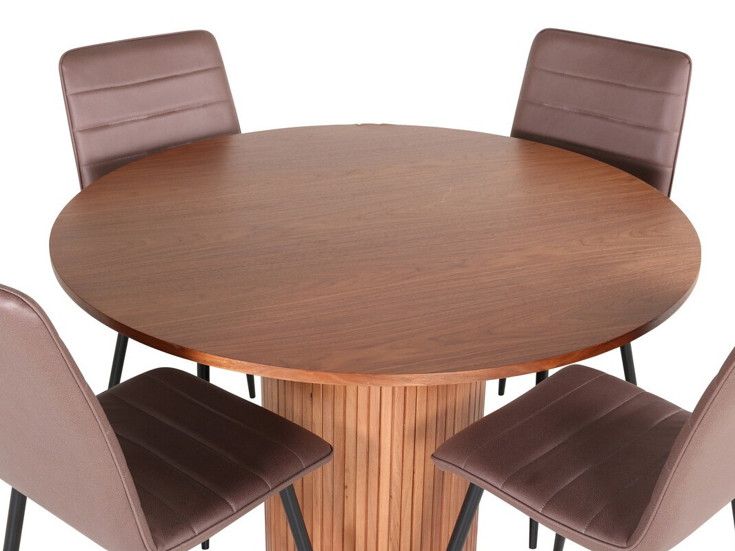 Blagovaonski set Dallas 3091 (Smeđa + Crna)