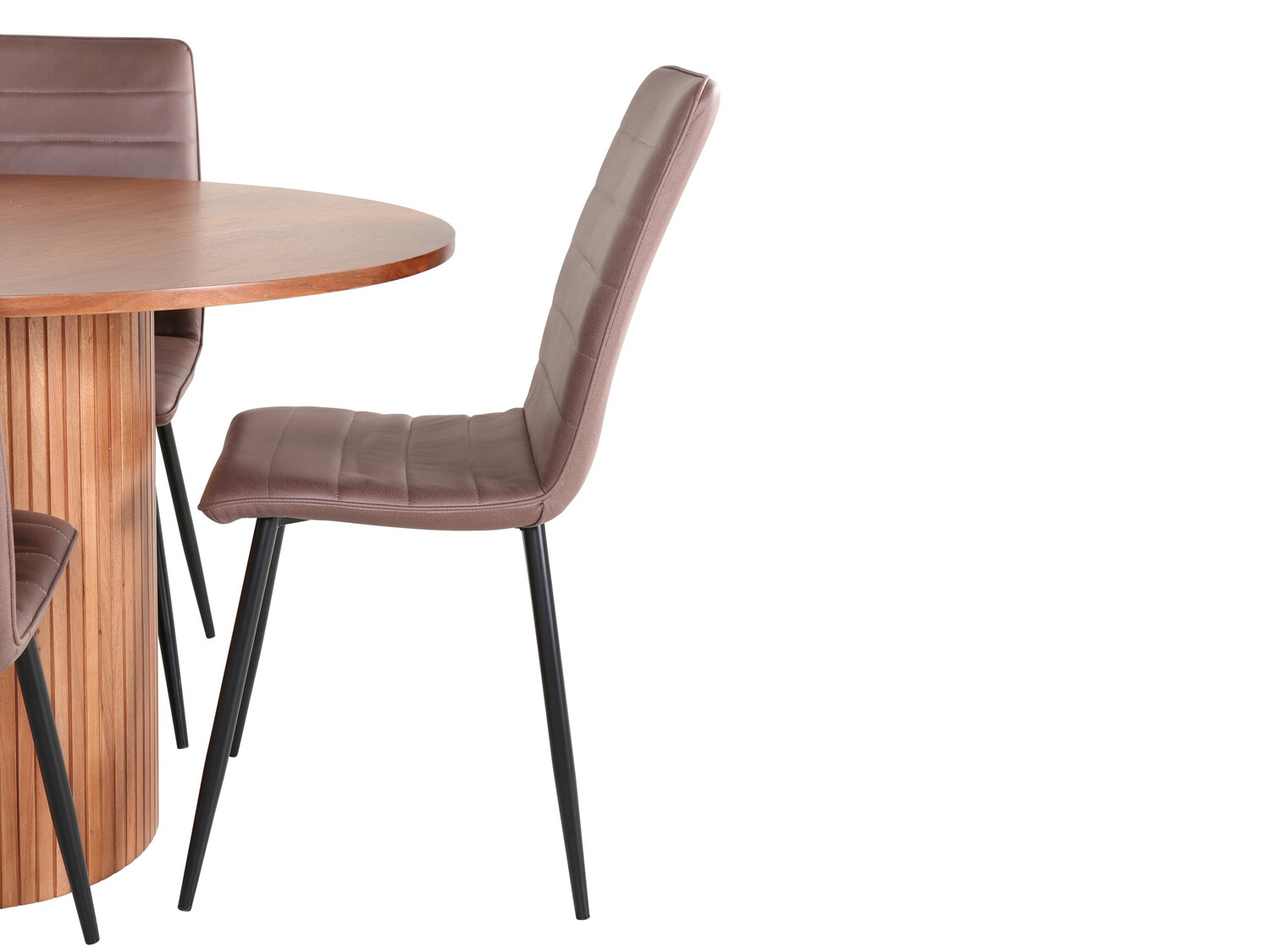 Blagovaonski set Dallas 3091 (Smeđa + Crna)