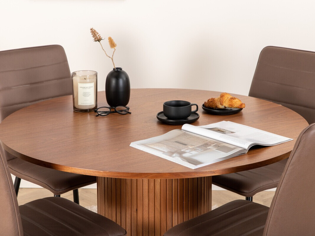 Blagovaonski set Dallas 3091 (Smeđa + Crna)