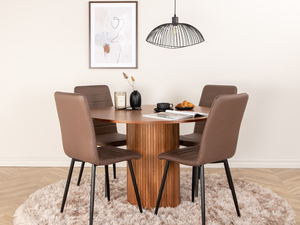 Blagovaonski set Dallas 3091 (Smeđa + Crna)