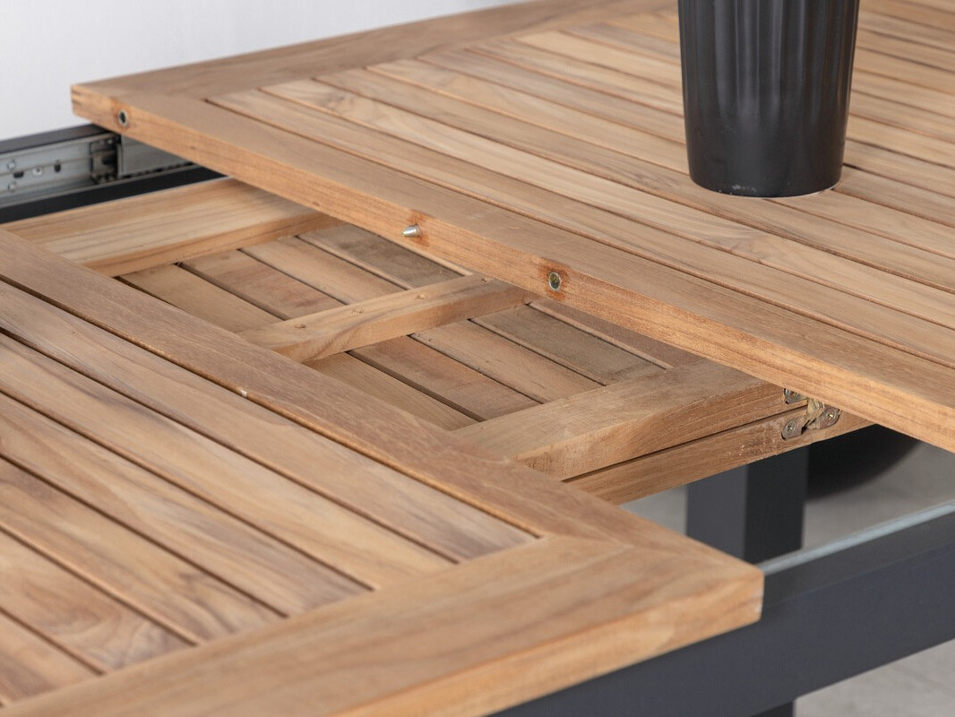 Vrtni stol Dallas 2845 (Crna + Smeđa)