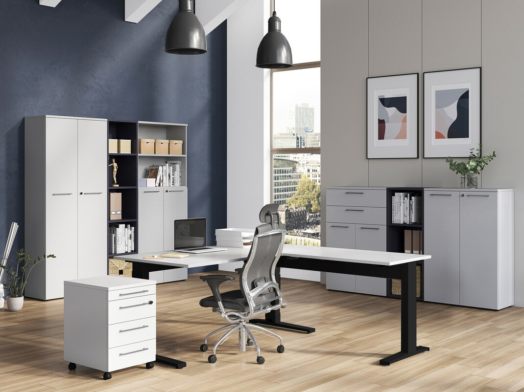 Komoda Eliromo 103 (Svijetlo siva)