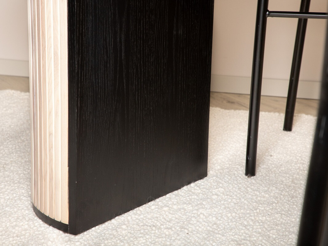 Stol Dallas 1712 (Svijetlo drvo + Crna)