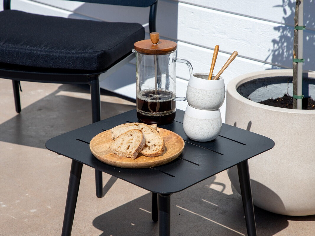 Vrtni stolić za kavu Dallas 2840 (Crna)