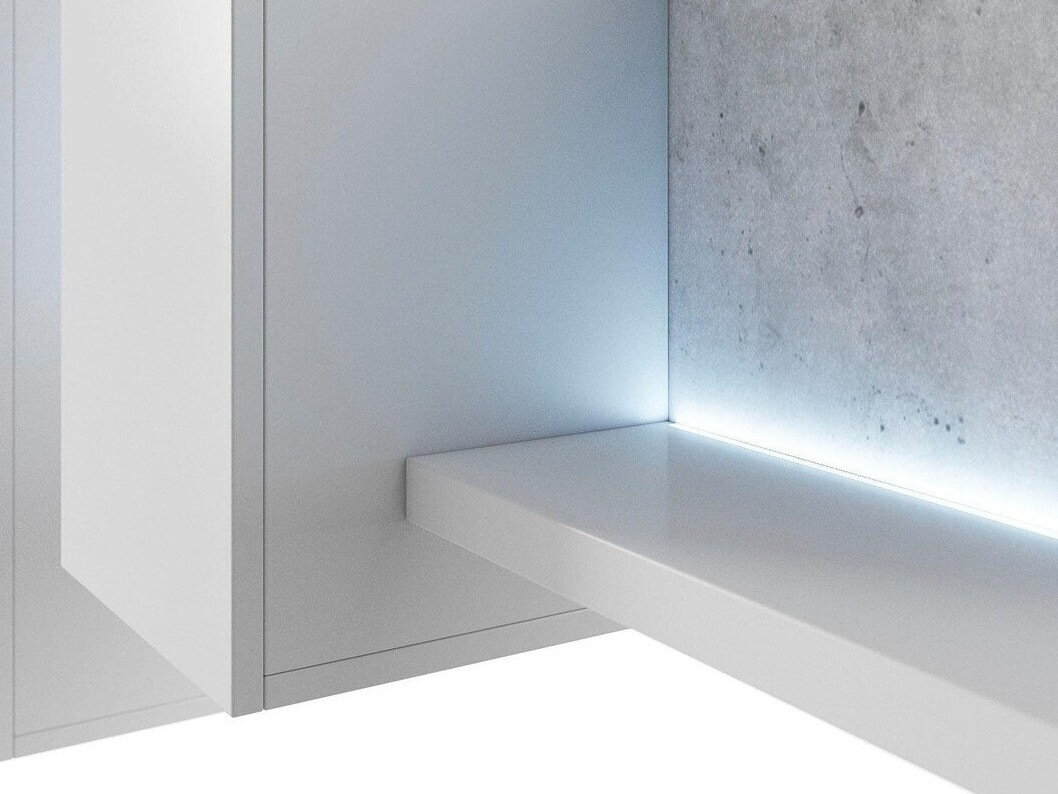 Dnevni boravak Lutiva 100 (Bijela + Boja betona)