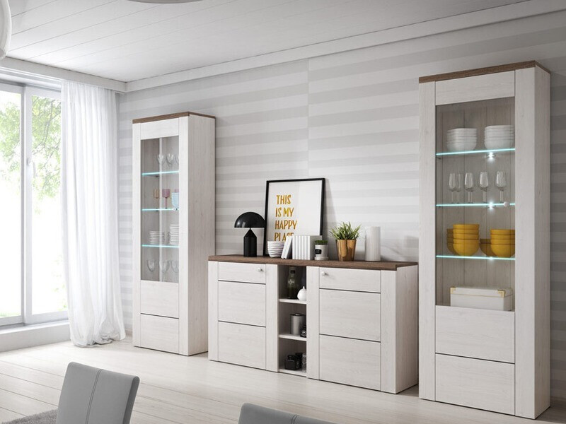 Polica Salelbo 102 (Ariš Sibu + Tartuf hrast)