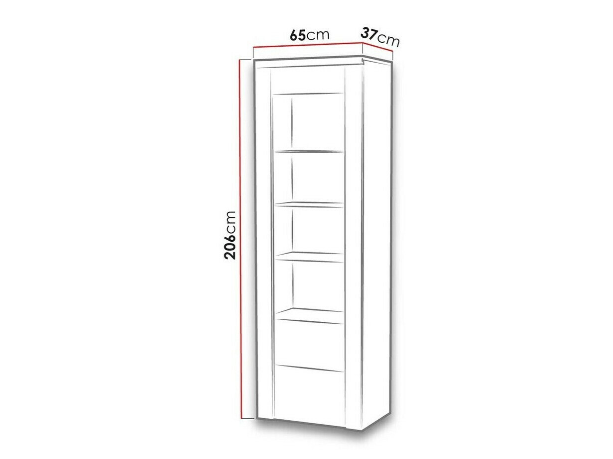 Polica Salelbo 102 (Ariš Sibu + Tartuf hrast)