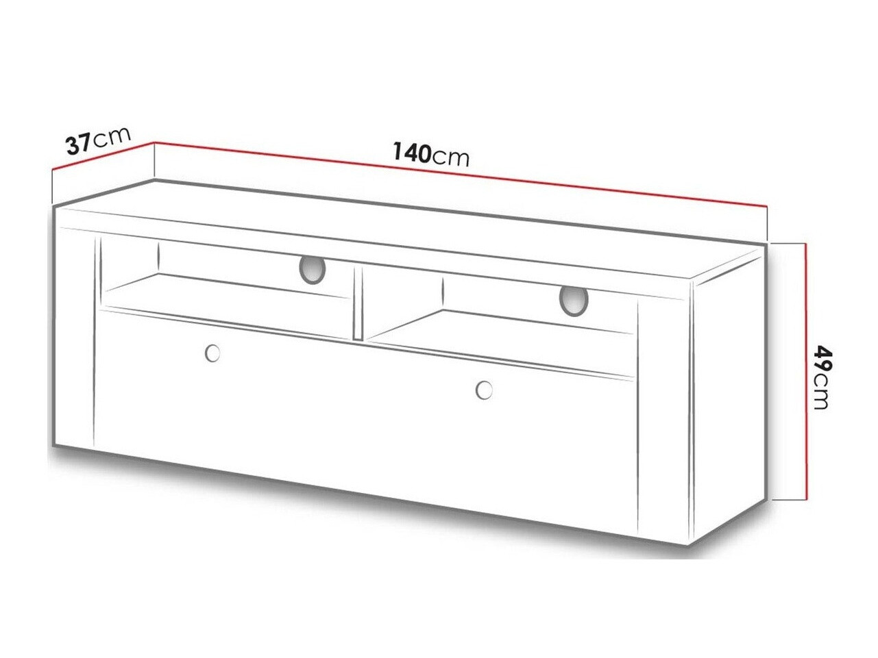 TV stol Salelbo 103 (Orah)