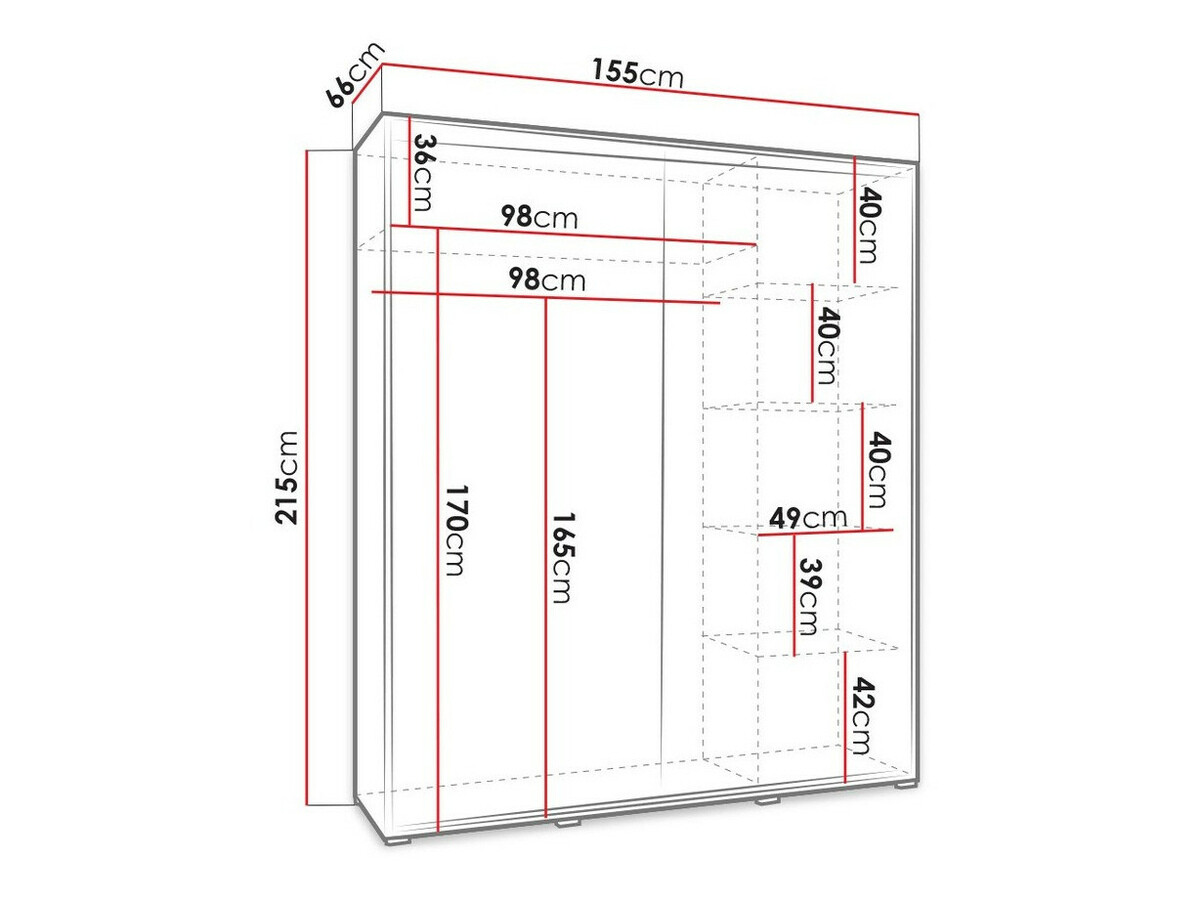 Ormar Murrieta 100 (Sonoma hrast)