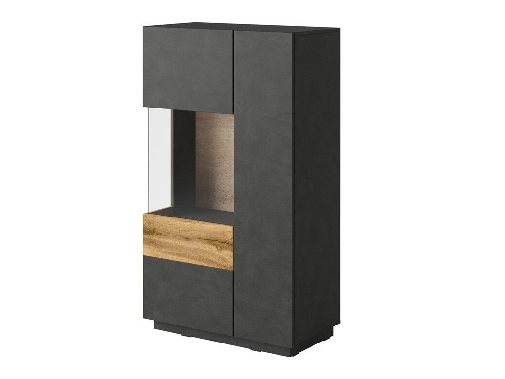 Ormarić Livlore 104 (Siva Matera + Hrast Wotan)