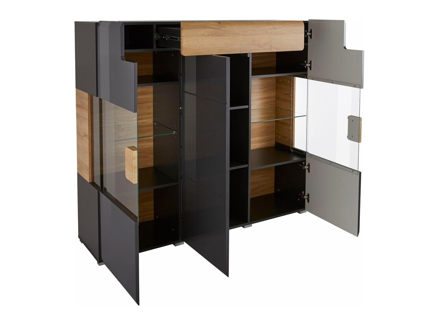 Ormarić Torsone 100 (Antracit + Gloss antracit + Hrast Grandson)