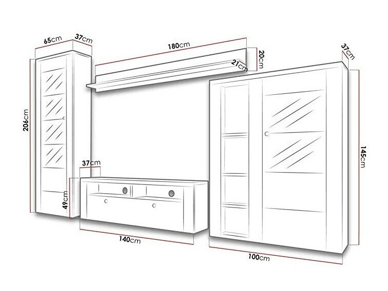 Set za dnevni boravak Salelbo 118