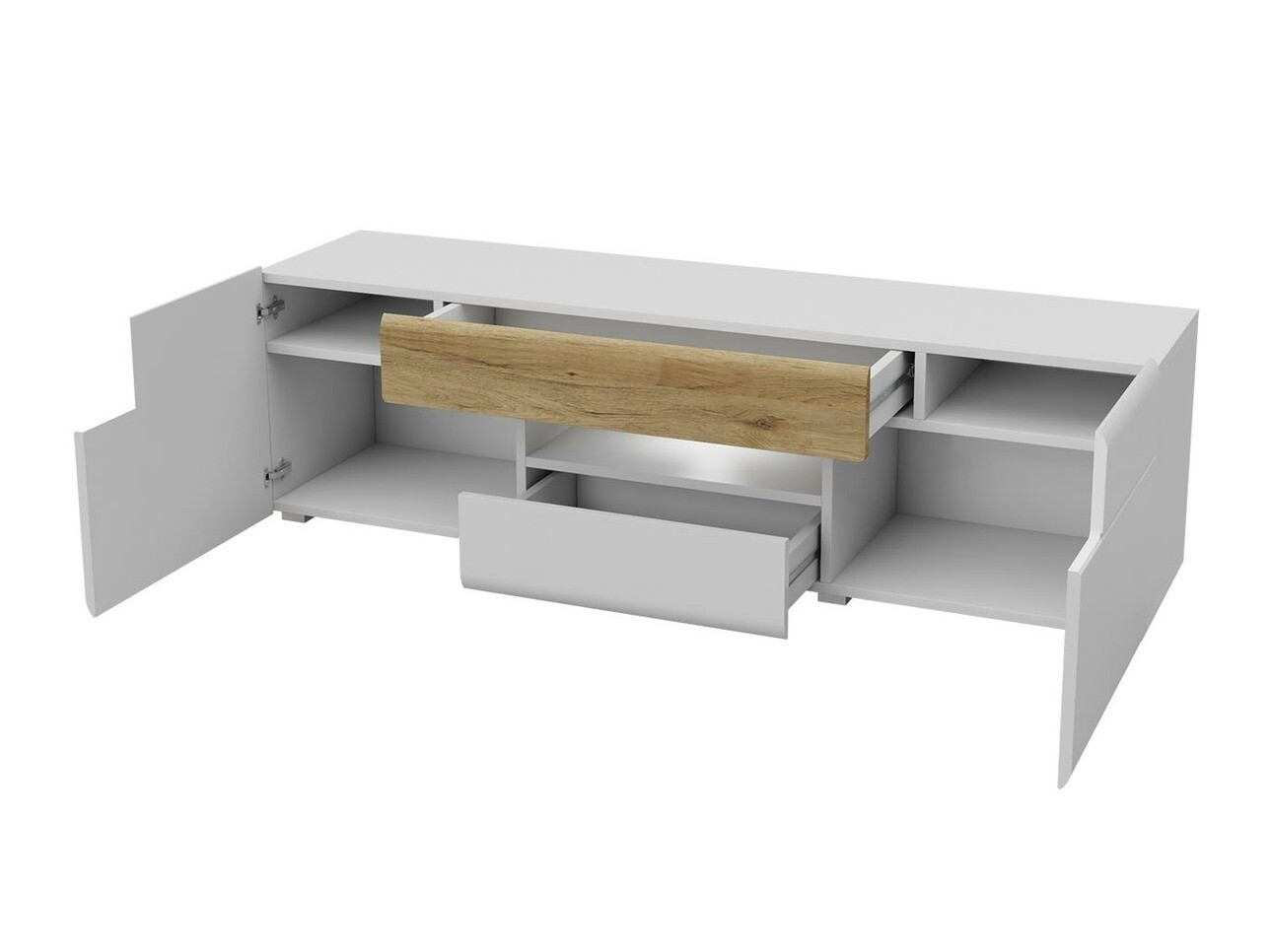 TV stol Torsone 101 (Antracit + Gloss antracit + Grandson hrast)