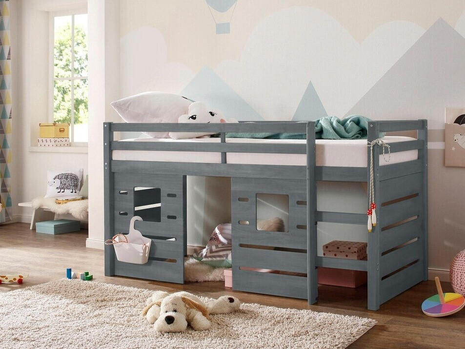 Krevet na platformi Ruvfiva 104 (Siva)