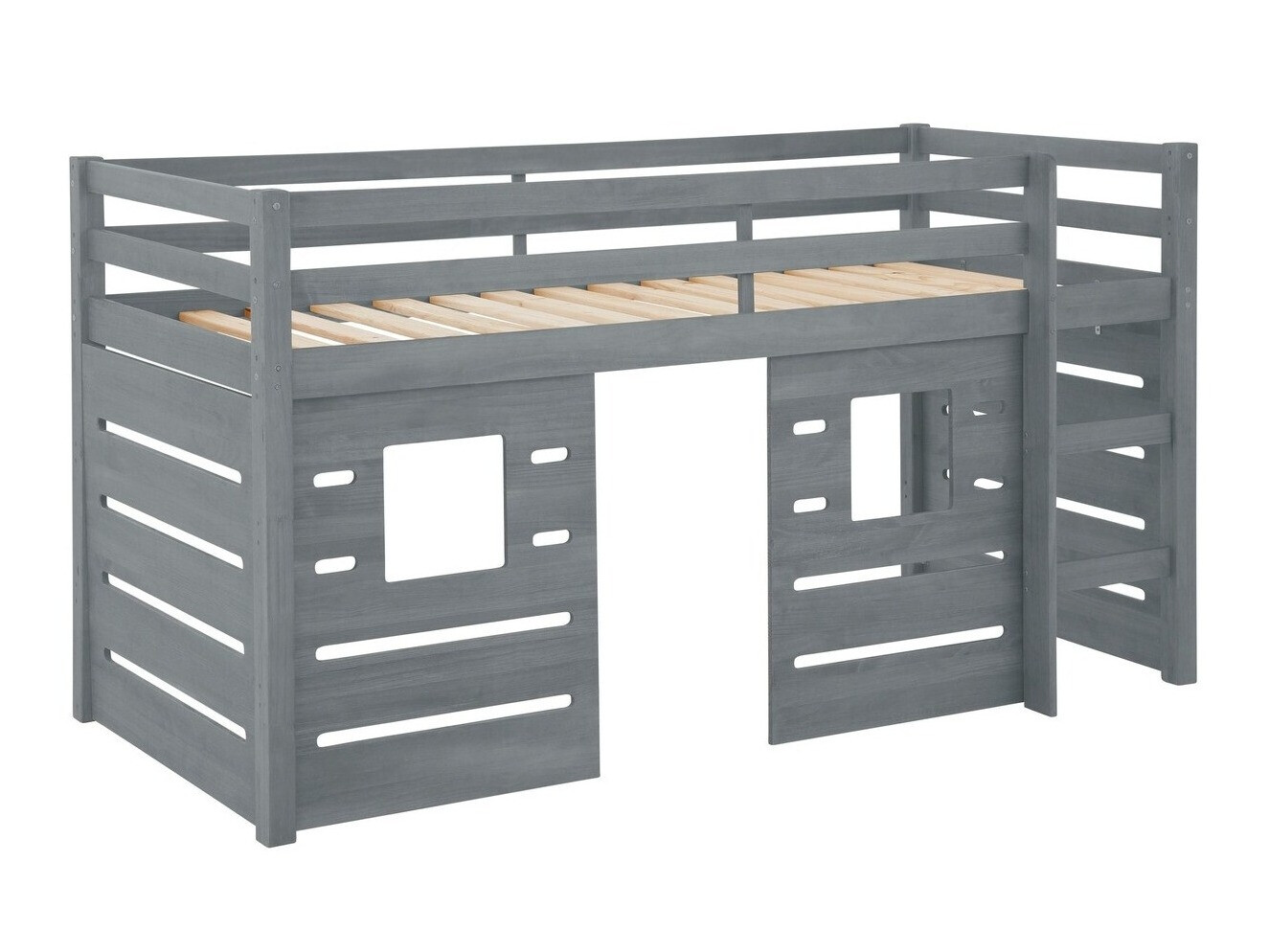 Krevet na platformi Ruvfiva 104 (Siva)